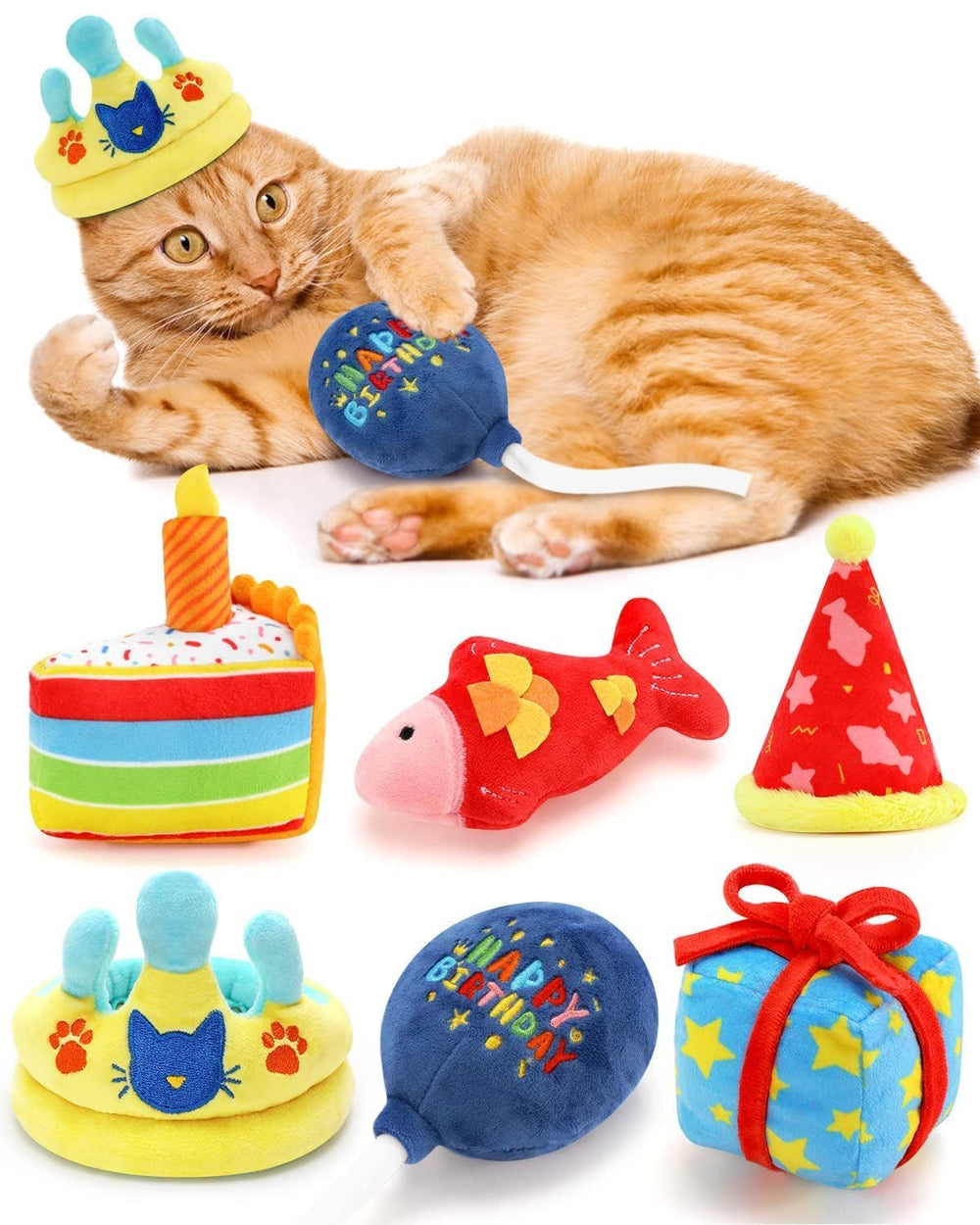 CiyvoLyeen emballage visible avec six jouets colorés pour stimulation