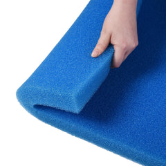 CKDFK mousse découpée comparée à une règle pour visualiser la taille pratique