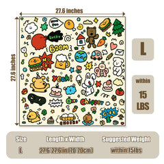 CKNCY gros plan microfibre douce apaisante pour le chat