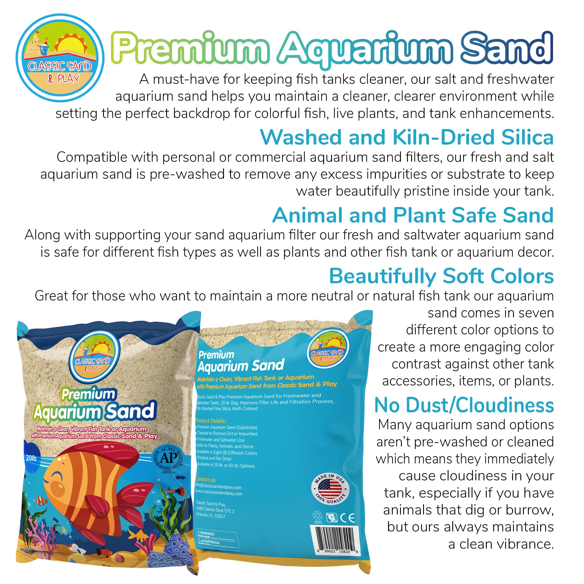 CLASSIC SAND & PLAY gros plan sur texture fine montrant qualité stable