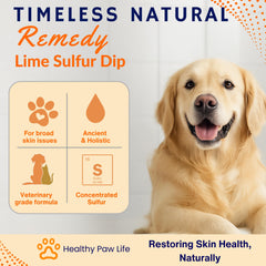Classic's Lime Sulfur Dip texture en gouttes illustrant concentration et pureté