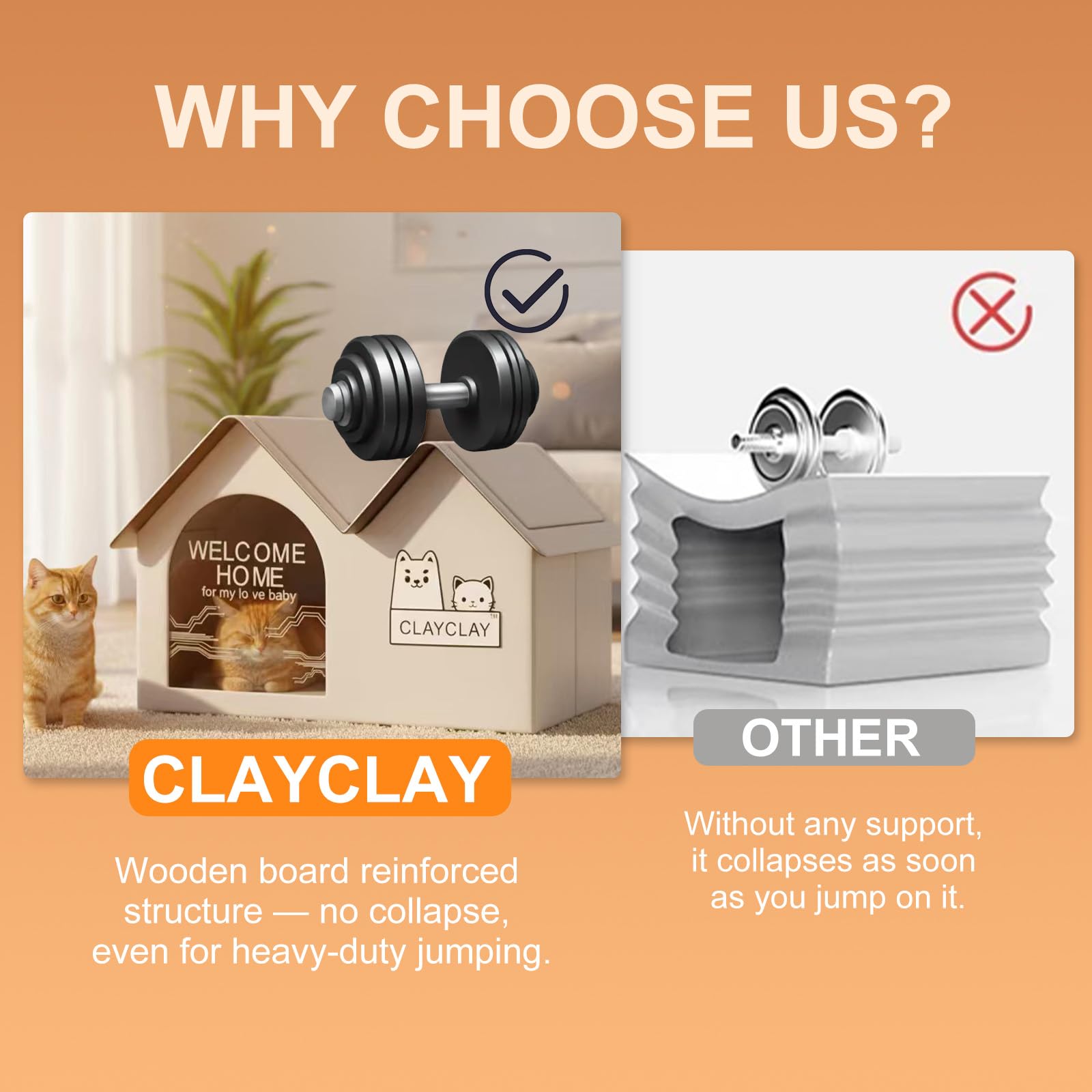 CLAYCLAY niche installe9e dehors sous pluie illustrant protection me9te9o