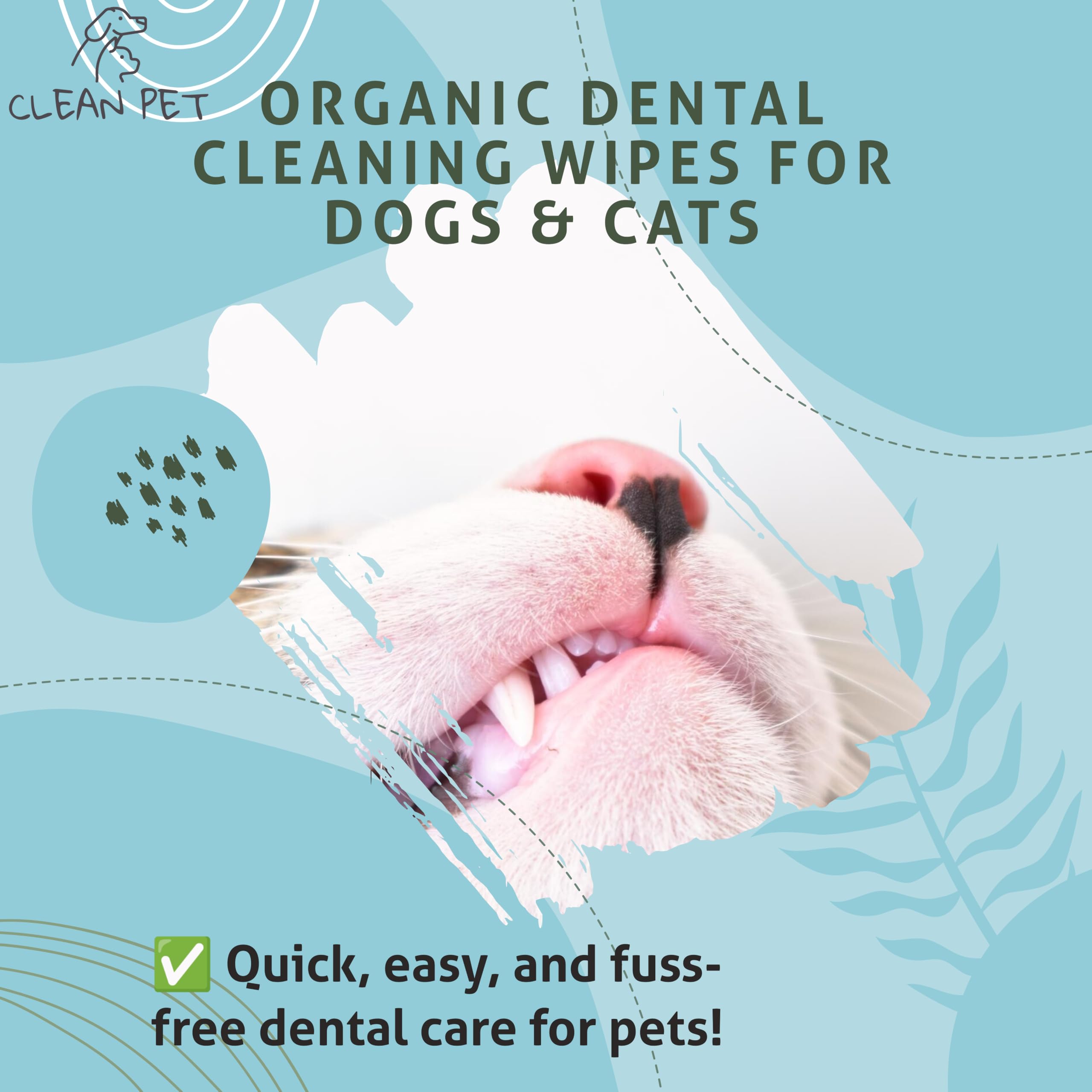 Clean Pet illustration taille et épaisseur de la lingette pour durabilité