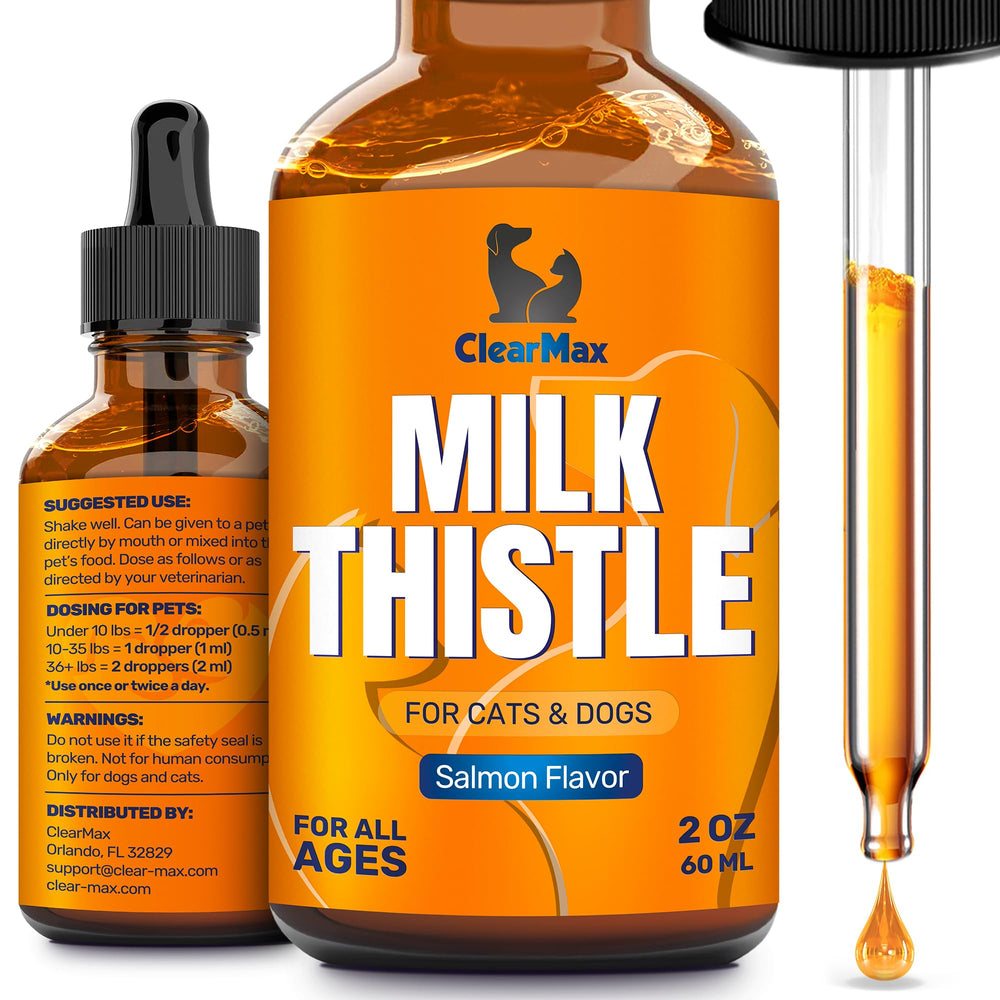 Clear Max bouteille frontale montrant l’emballage et le format 2 oz pour facilité