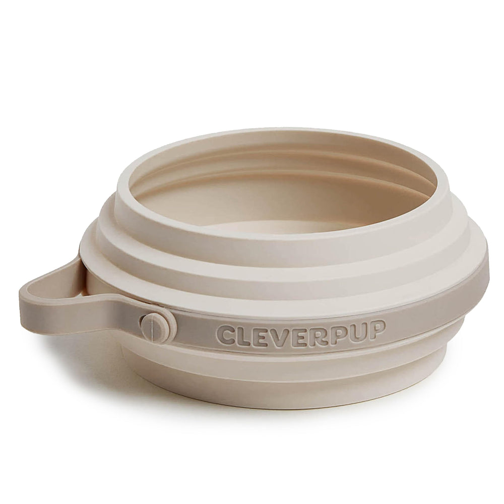Cleverpup Nomad face pliée montrant compacité et transport facile