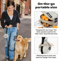 Cleverpup mousqueton métallique accroché à une boucle ceinture pour sécurité