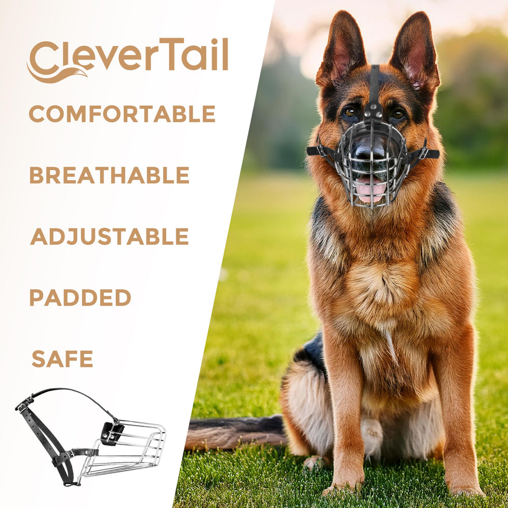 CleverTail muselière permettant boire et respirer facilement pendant port