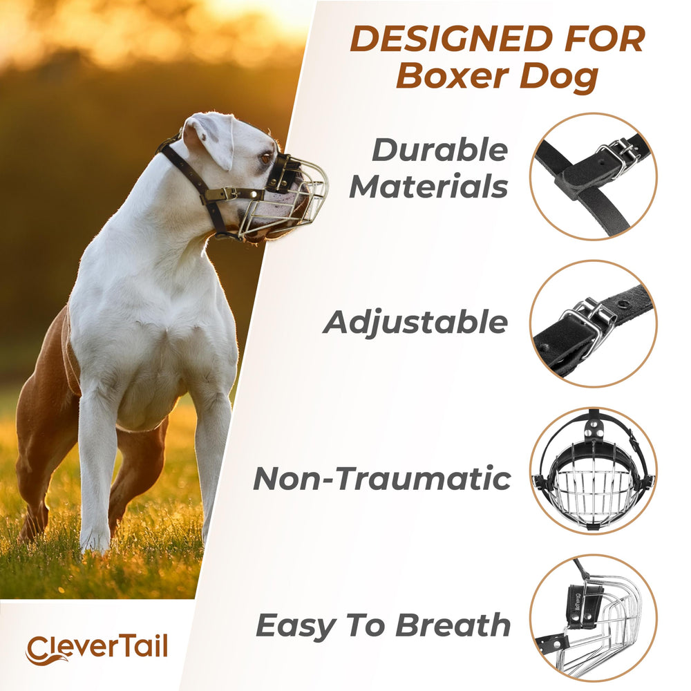 CleverTail muselière rangée avec accessoires pour entretien pratique