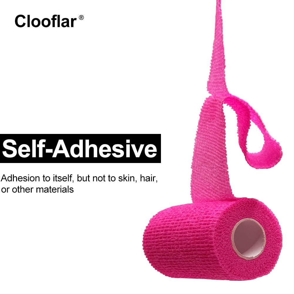 Clooflar bande en usage sur un poignet offrant maintien lors d'une activité sportive