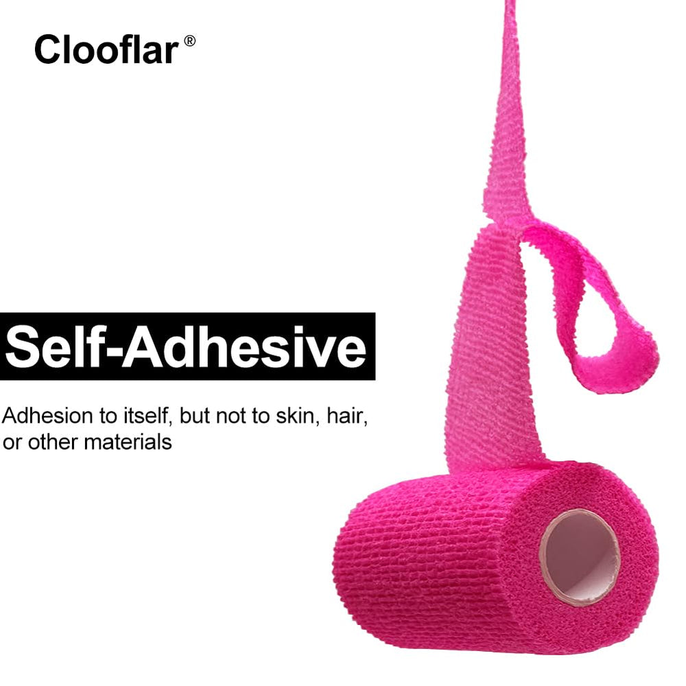 Clooflar bande en usage sur un poignet offrant maintien lors d'une activité sportive
