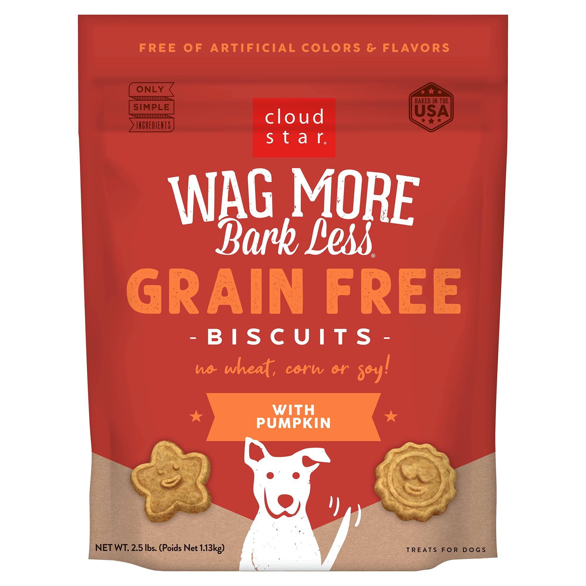 Cloud Star emballage avant montrant le format pouch et l’avantage sans céréales