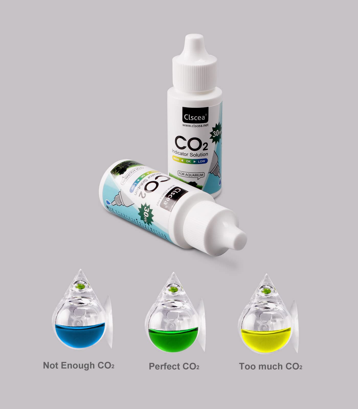 Clscea drop checker en usage dans aquarium montrant contrôle pratique