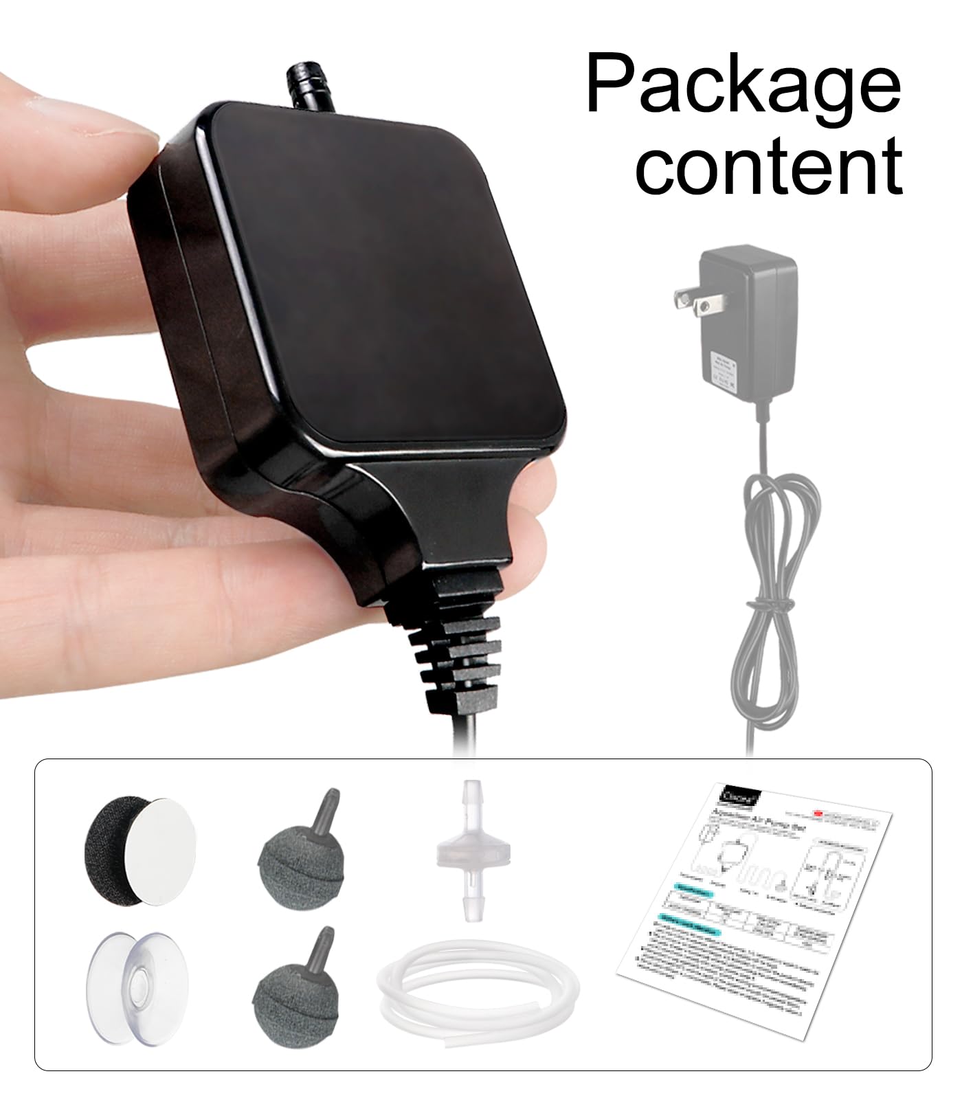 Clscea emballage et contenu du kit prêt à l’emploi pour petits aquariums