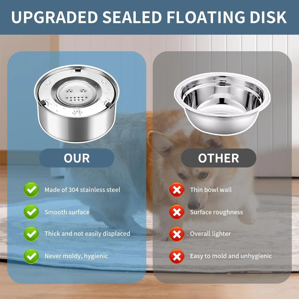 Cmswiftify gros plan du disque flottant, contrôle du débit pour boire lentement