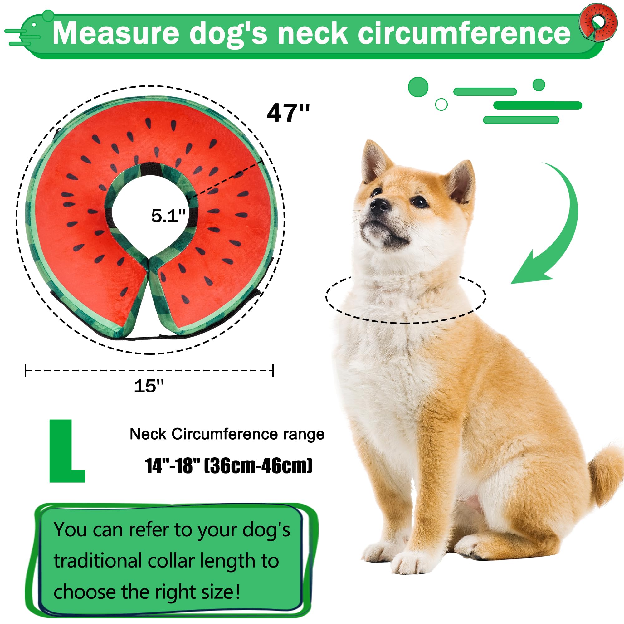 Cneo collar donut comparaison taille illustrant choix adapté au cou