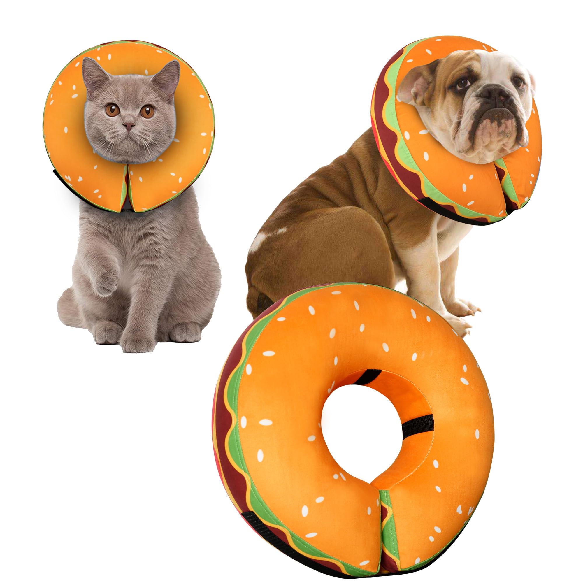 Cneo collerette donut vue de face montrant confort et maintien