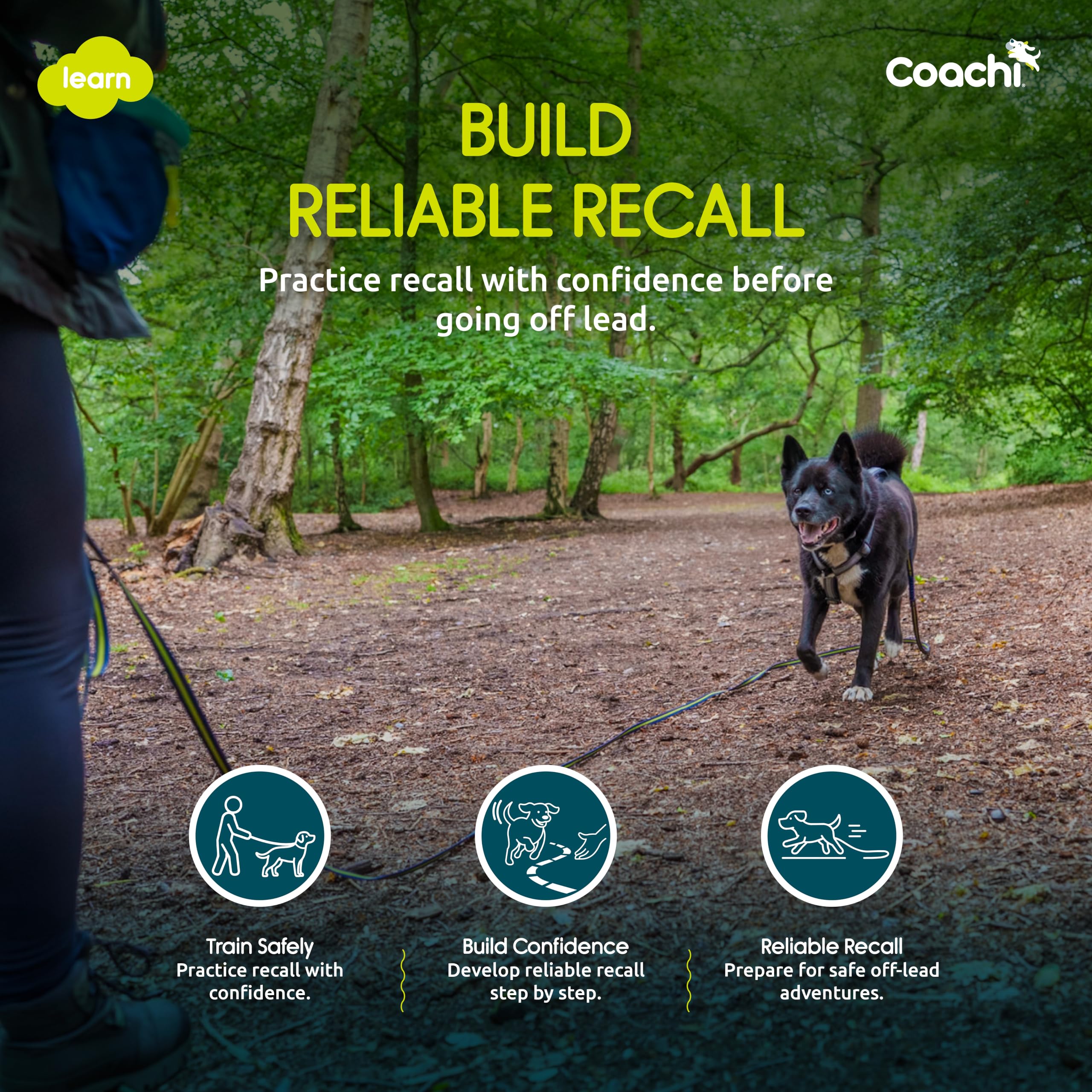 Coachi webbing rembourré détail, prise confortable pendant sessions