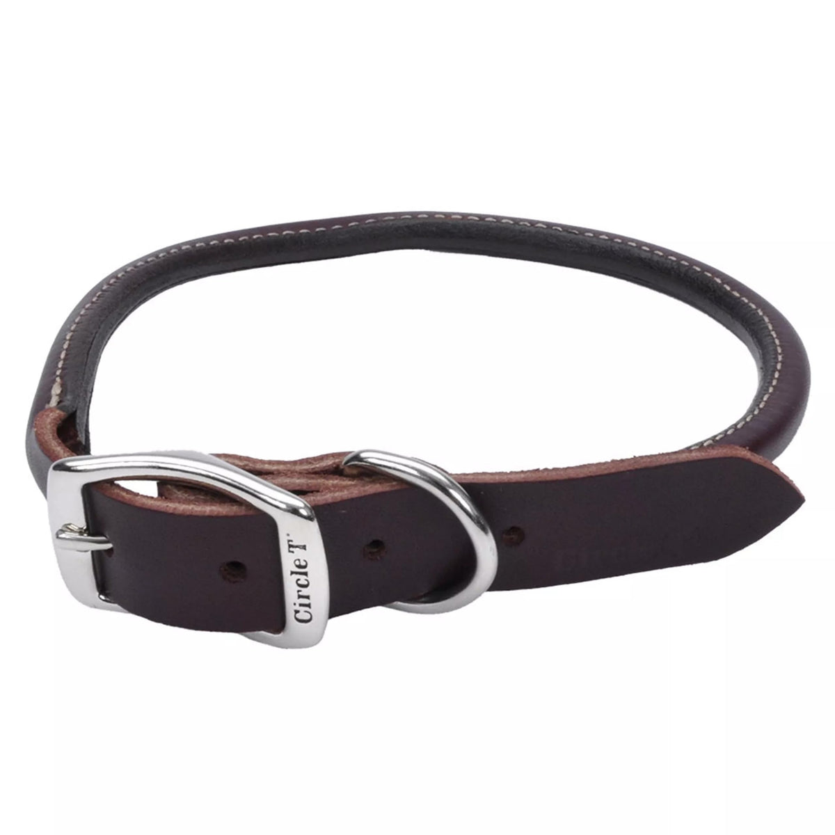 Coastal collier cuir face avant montrant design arrondi et élégance