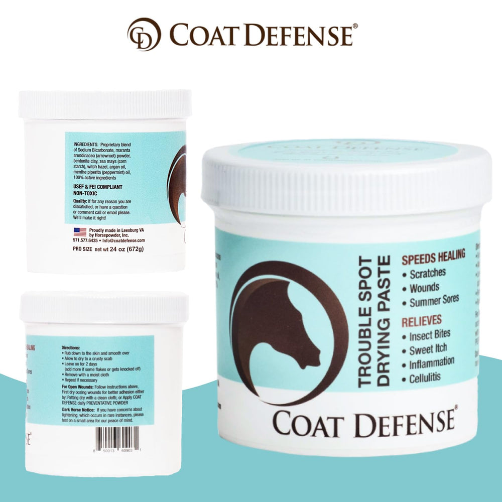 COAT DEFENSE pot 24 oz avec comparaison taille pour référence pratique