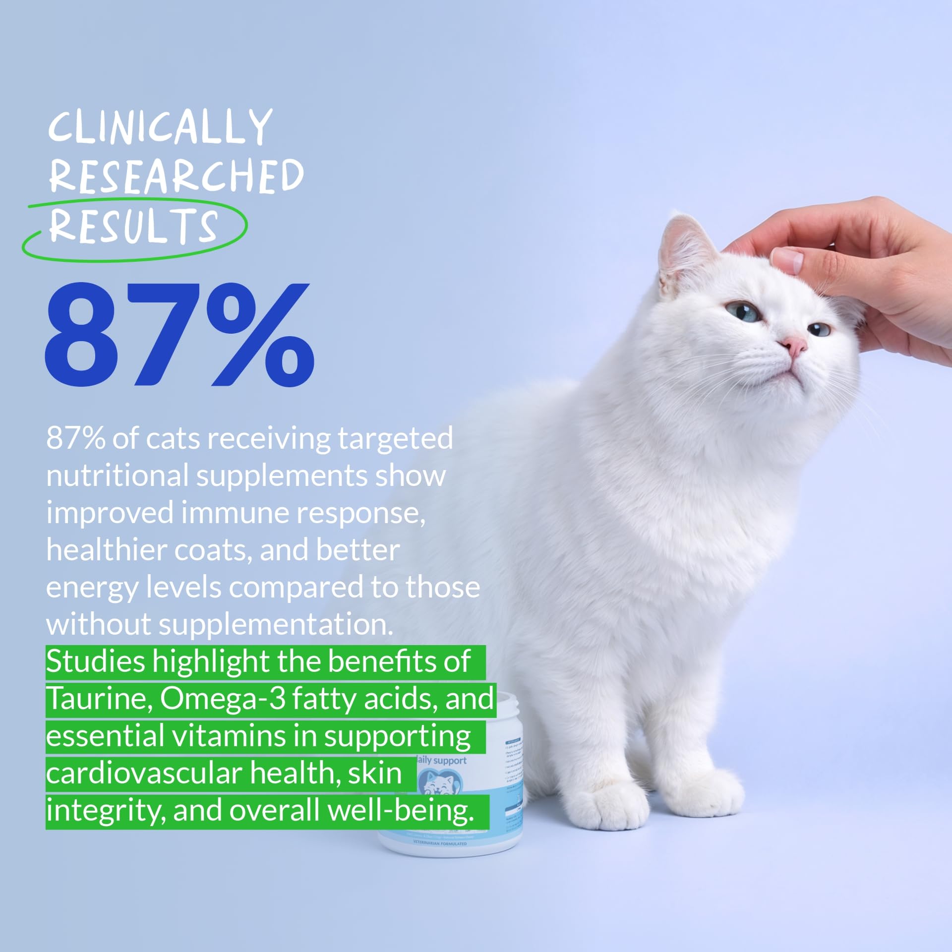 Coco and Luna cuillère doseuse montrant la portion recommandée pour un dosage précis