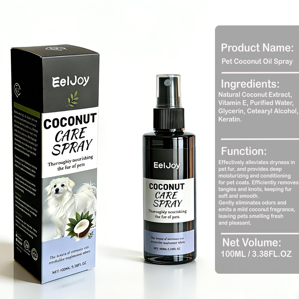 Mise en situation Coconut Care dans séance de toilettage avec peigne et serviette