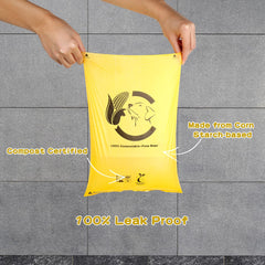Codirom sac ouvert dans distributeur facilite promenade