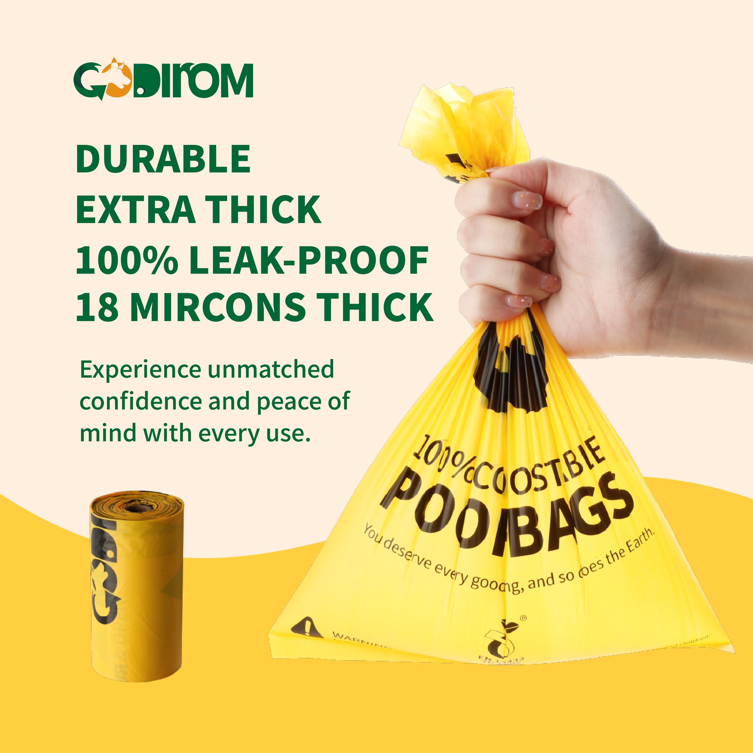 Codirom sac ouvert illustrant dimensions 9x13 pouces et capacité pratique