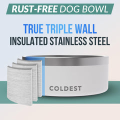 The Coldest Water gros plan acier inoxydable propre, hygiène et durabilité