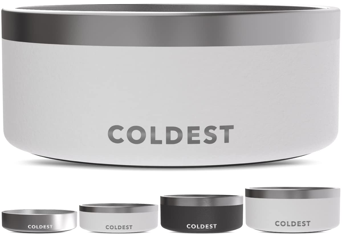 The Coldest Water gamelle Epic White vue face, design stable et moderne