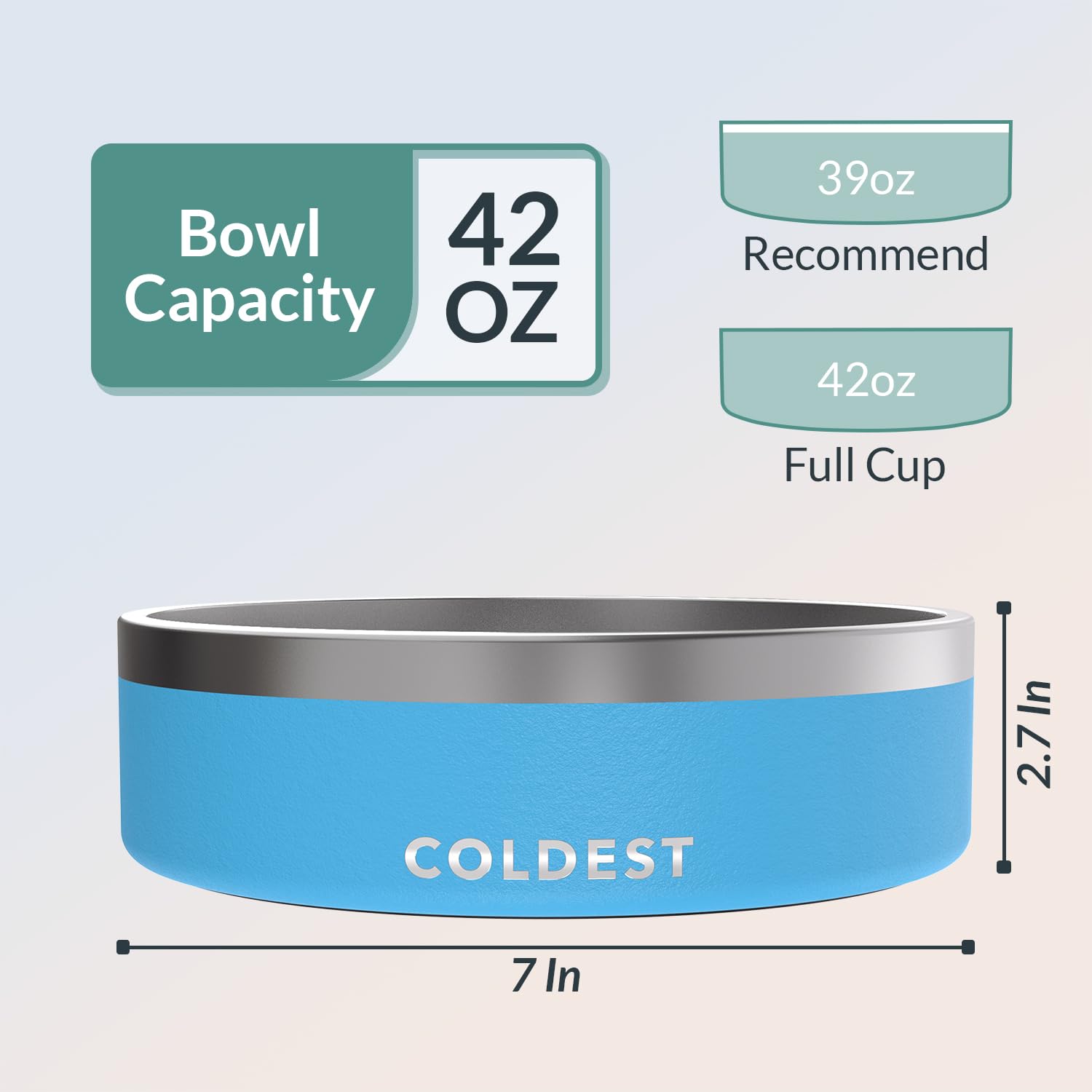 The Coldest Water gamelle remplie d'eau en usage, hydratation rapide et propre