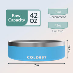 The Coldest Water gamelle remplie d'eau en usage, hydratation rapide et propre