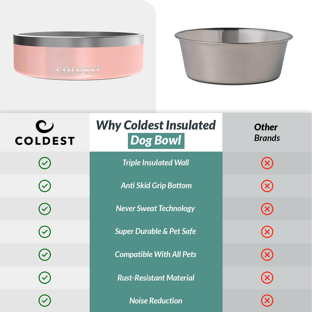 Coldest Dog Bowl placé dans un lave-vaisselle illustrant nettoyage facile