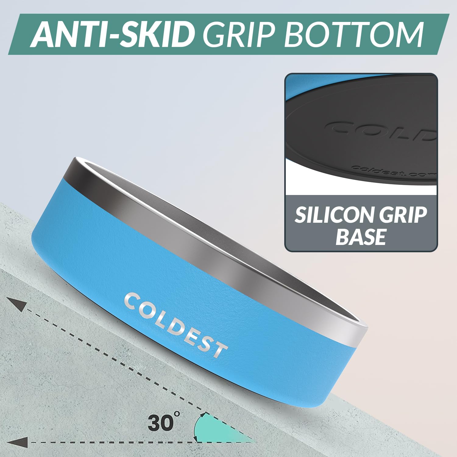 The Coldest Water gros plan triple paroi montrant robustesse et isolation