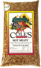 COLE'S Hot Meats emballage avant montrant le sac et l'étiquette attrayante