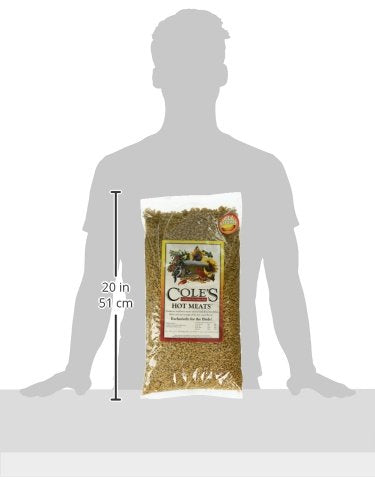 COLE'S Hot Meats gros plan des cœurs de tournesol épicés riche en énergie