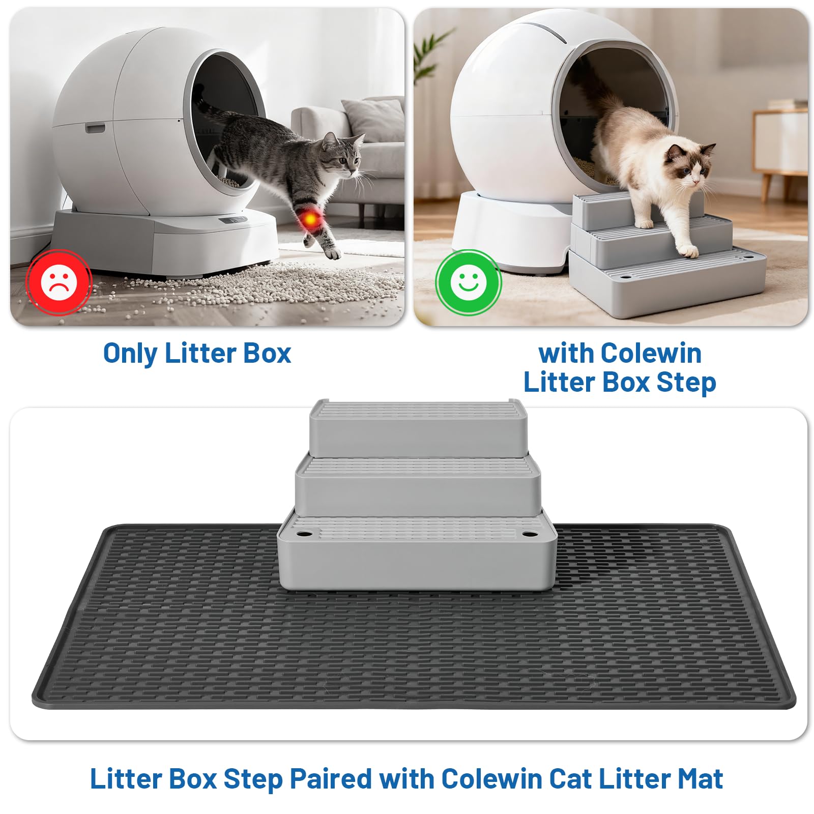 Colewin marchette comparée à une main pour taille, compact et léger