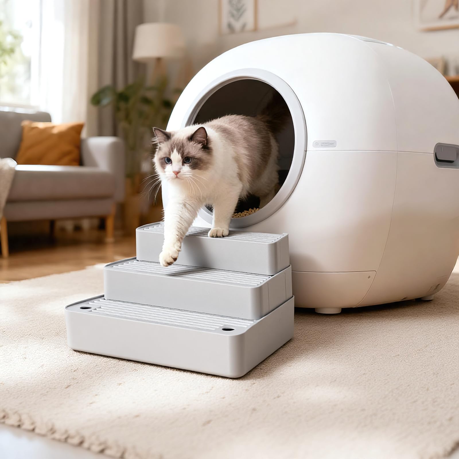 Colewin marchette utilisée par un chat senior, réduit la contrainte articulaire