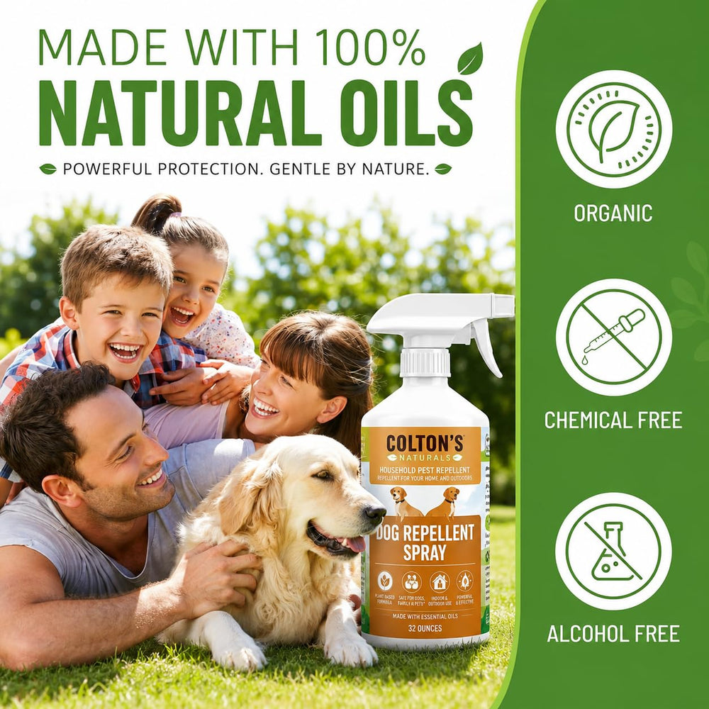 Colton's Naturals flacon à côté d'un mètre pour indiquer la taille 32 oz