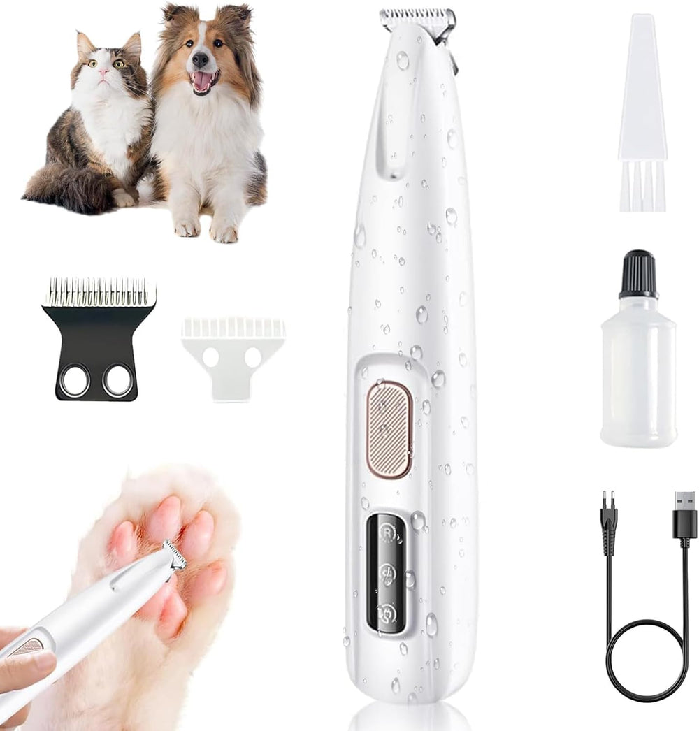 Comasua tondeuse face packaging montrant produit et accessoires pour démarrer