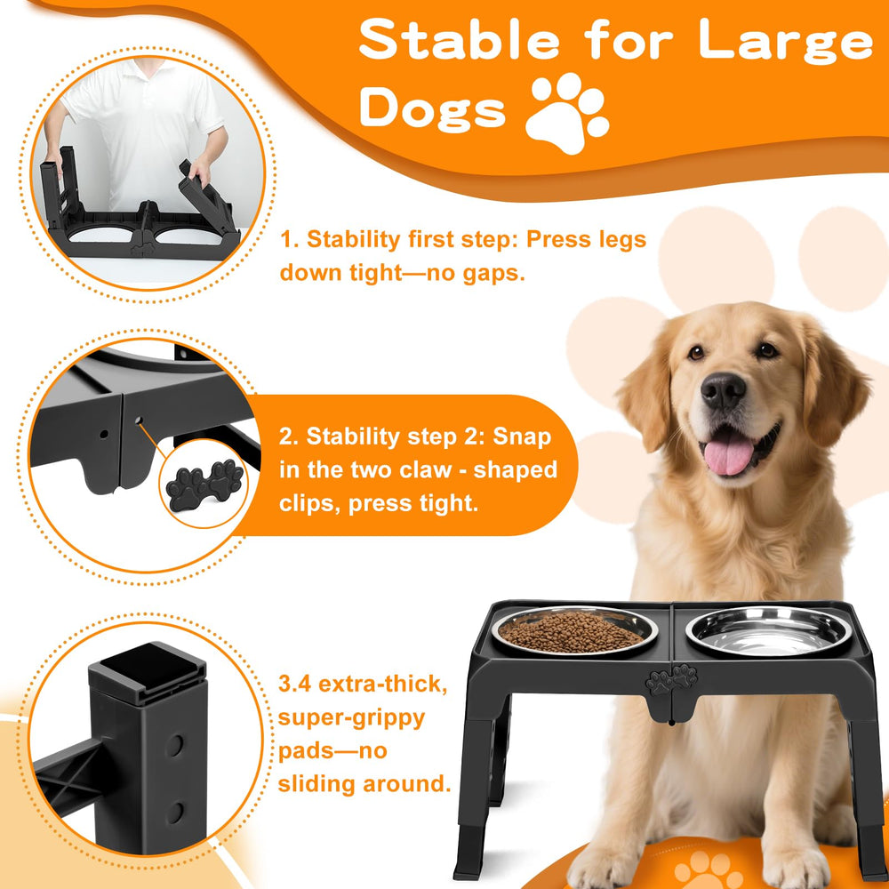 COMESOON mangeoire utilisée par grand chien pour repas confortable