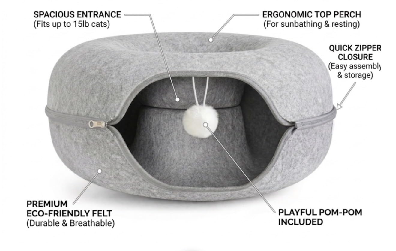 Comfort Bedz intérieur du tunnel, espace cosy pour se cacher