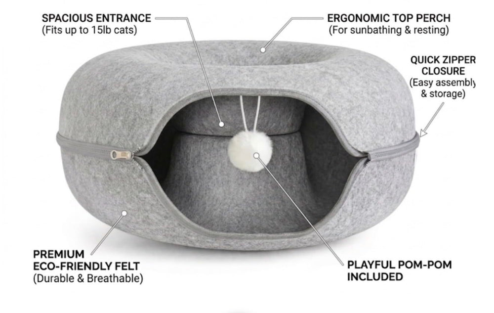 Comfort Bedz intérieur du tunnel, espace cosy pour se cacher
