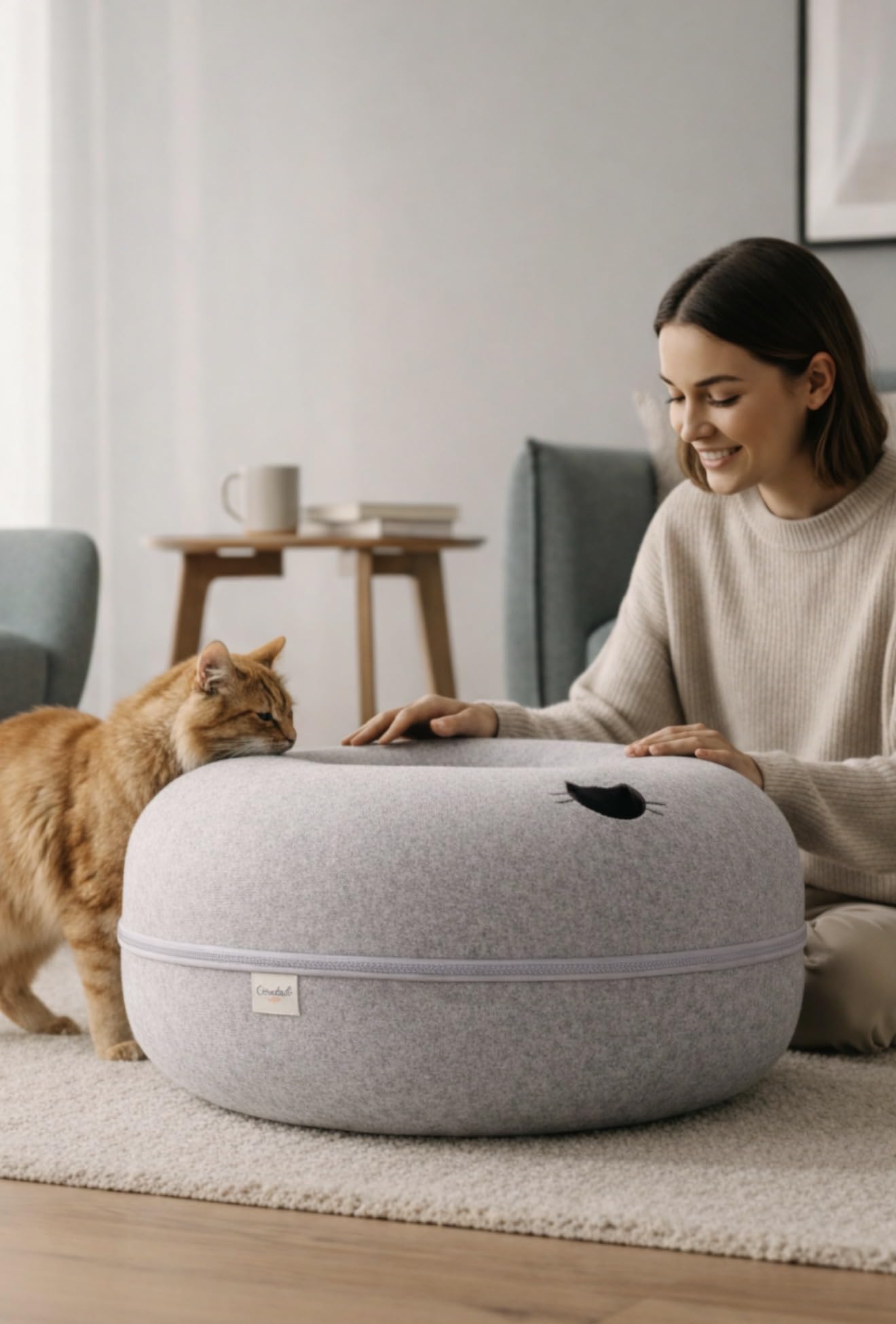 Comfort Bedz pompon suspendu, jouet interactif pour stimulation