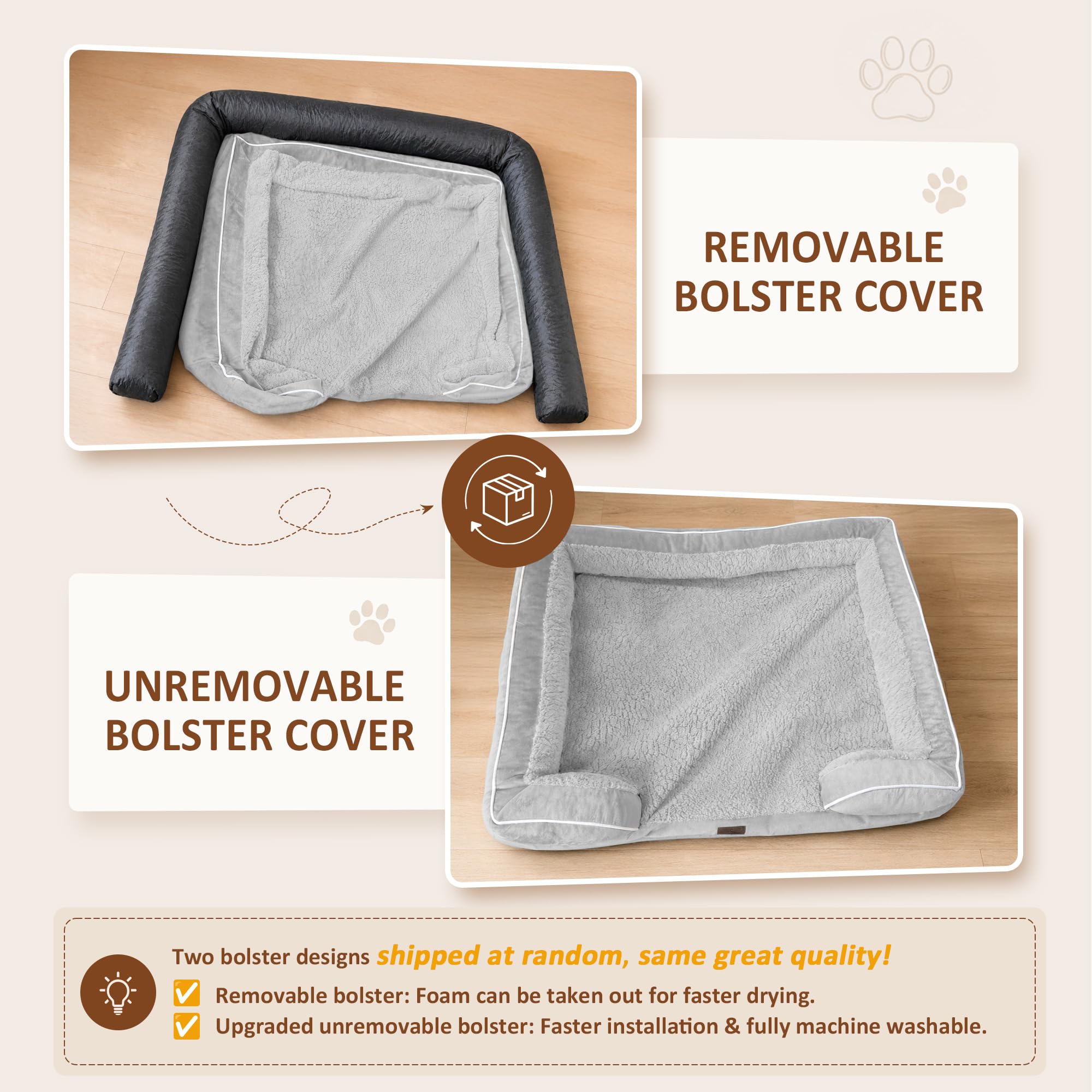 Comfort Expression comparaison taille avec grand chien, dimensions claires
