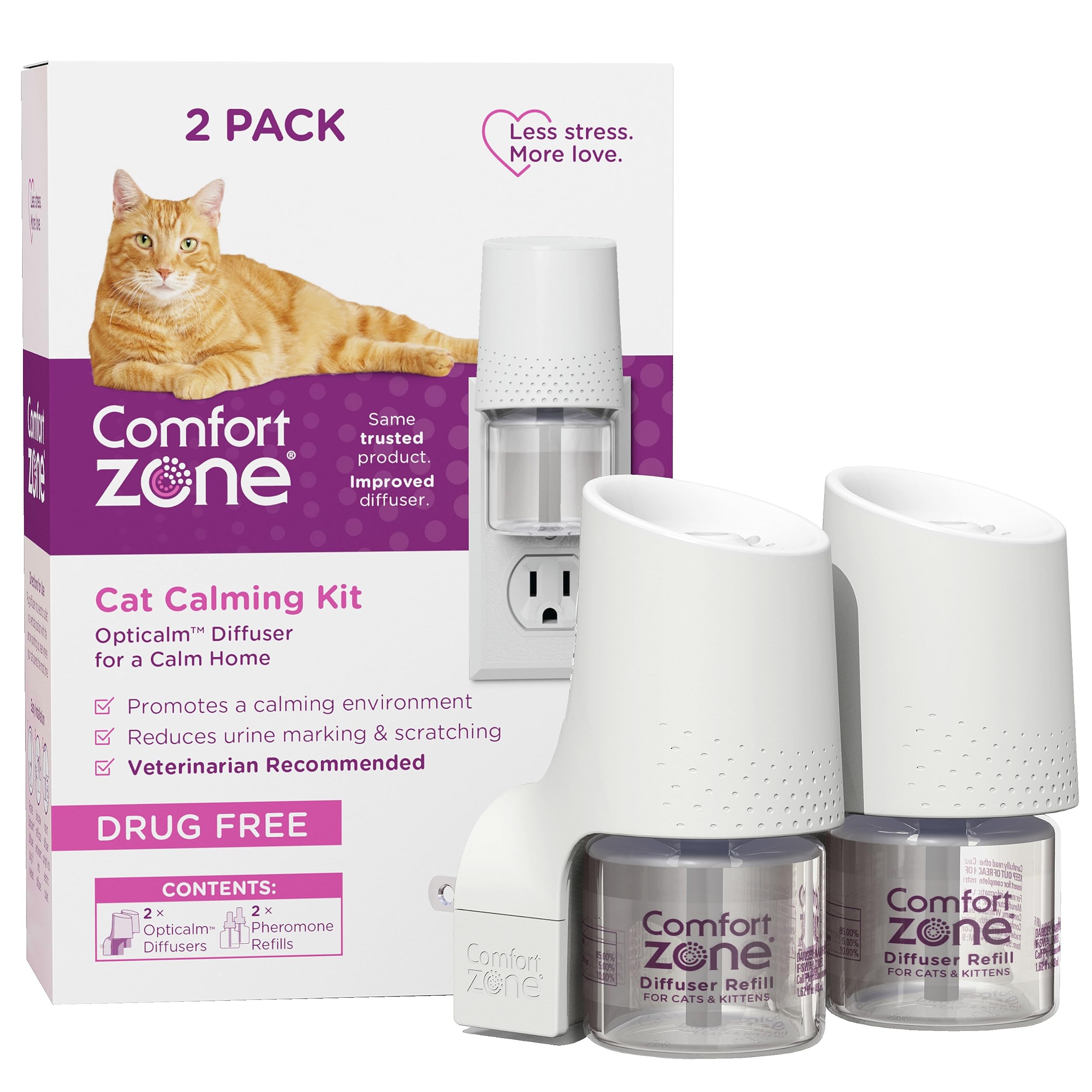 Comfort Zone diffuseur face avant affichant design discret et installation simple