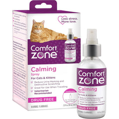 Comfort Zone flacon 2 oz en avant-plan montrant l'étiquette et l'emballage pratique