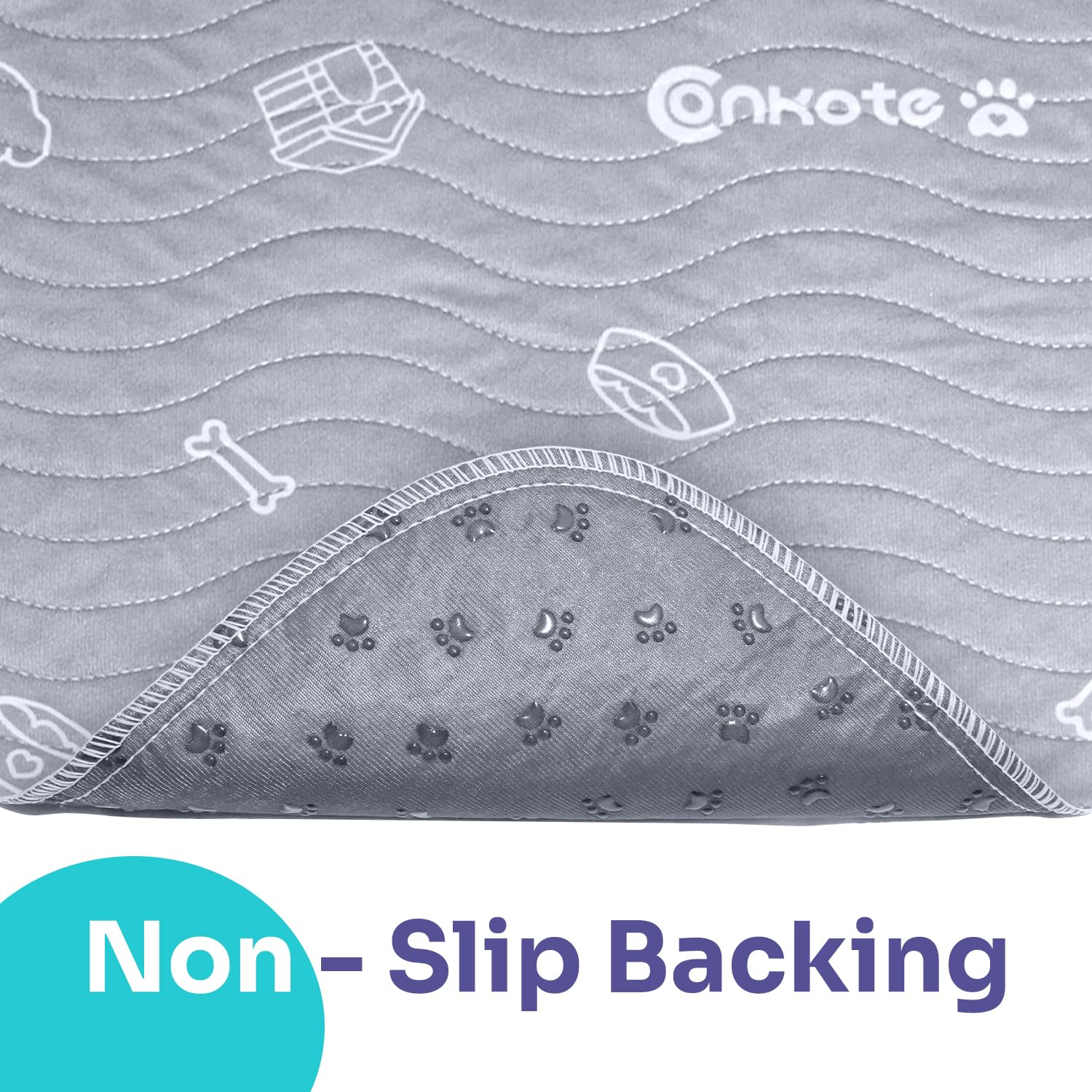 Conkote tapis installé dans panier pour protection et confort