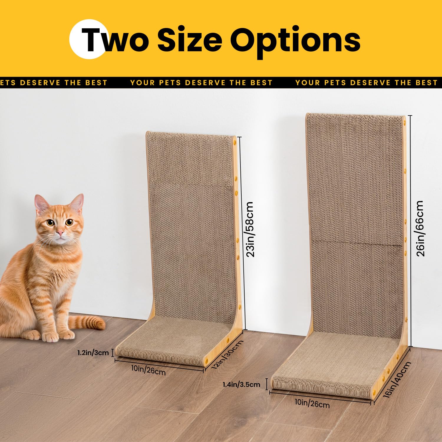 Conlun gros plan sur texture du carton durable assurant une bonne prise pour griffes