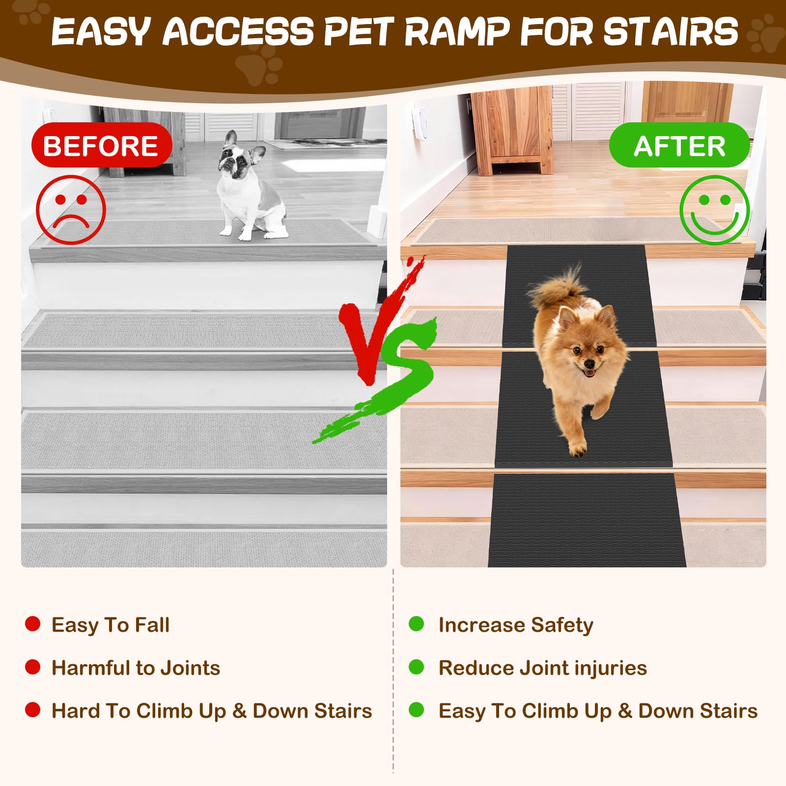 Coocure rampe à côté d'une règle pour comparaison de taille pratique