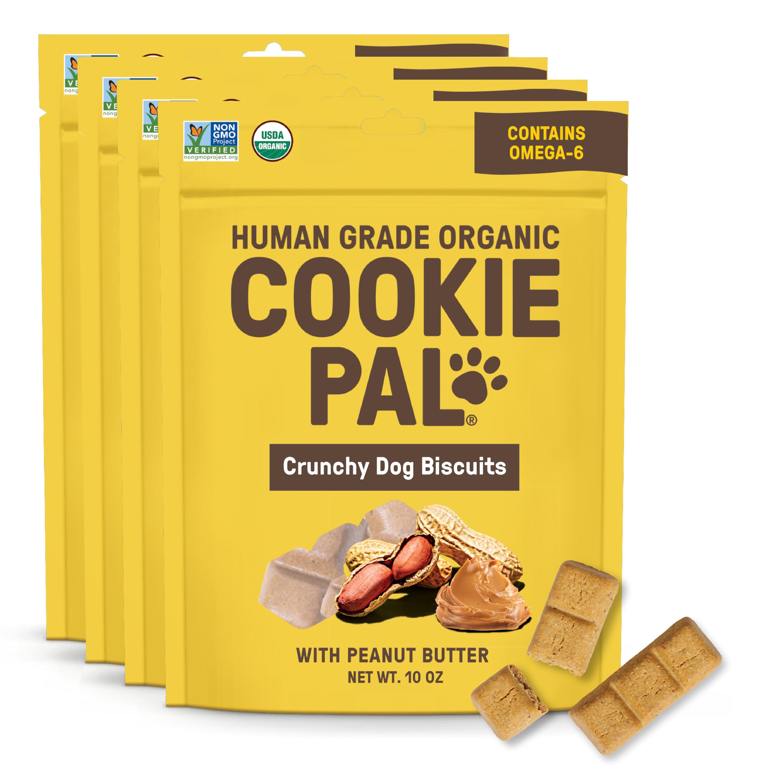 CookiePal emballage avant montrant la certification biologique et qualité
